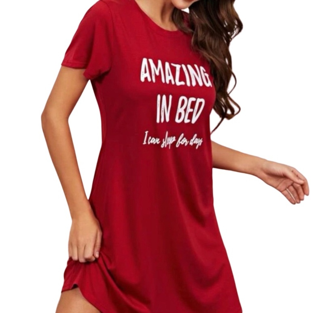 Amazing in Bed Sleep Shirt - Oversized Fit - Picture 6 of 9
